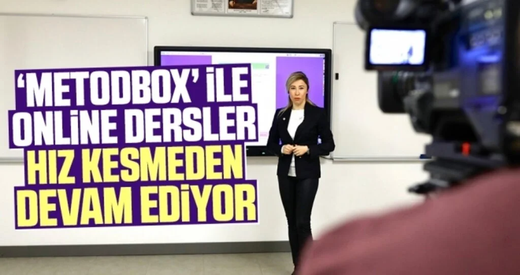 ‘Metodbox’ ile online dersler hız kesmeden devam ediyor