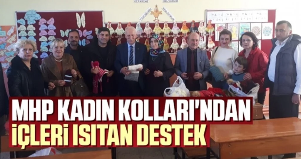 MHP Kadın Kolları'ndan İçleri Isıtan Destek