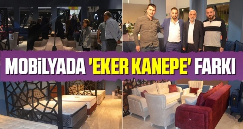 Mobilyada 'Eker Kanepe' Farkı