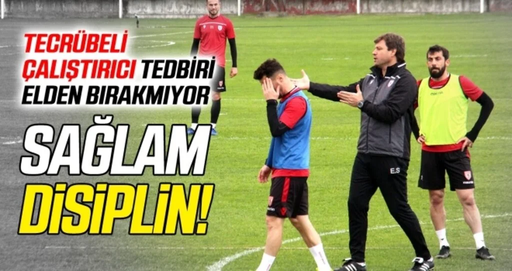 Nuri Asan Tesisleri'nde "Sağlam" disiplin!