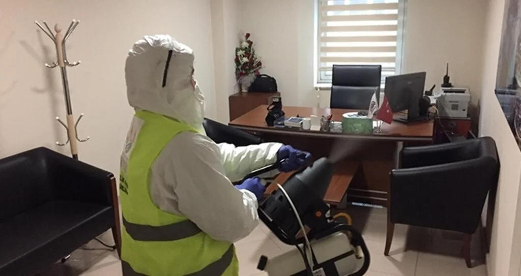 Ordu'da basın kuruluşlarına dezenfekte çalışması