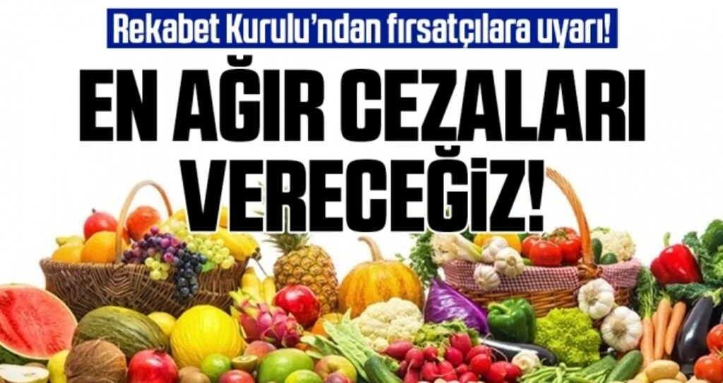 Rekabet Kurulu Başkanı Küle: Fırsatçıların gözünün yaşına bakmayacağız