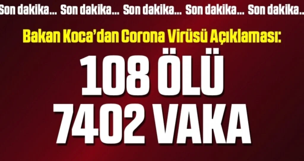 Sağlık Bakanı Koca son corona virüsü verilerini duyurdu! (28 Mart 2020)