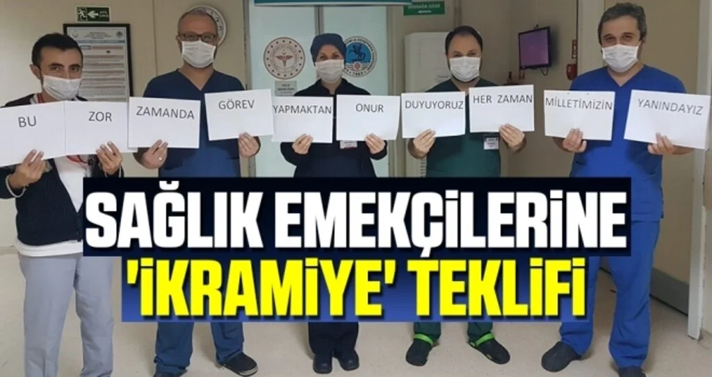 Sağlık Emekçilerine 'İkramiye' Teklifi