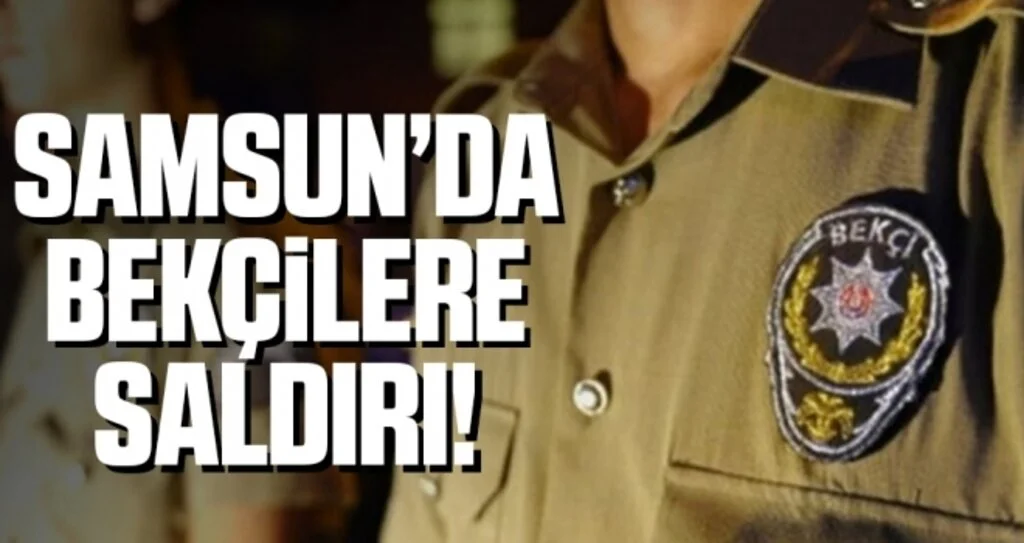 Samsun''da Bekçilere Saldıran Şahıs Gözaltına Alındı