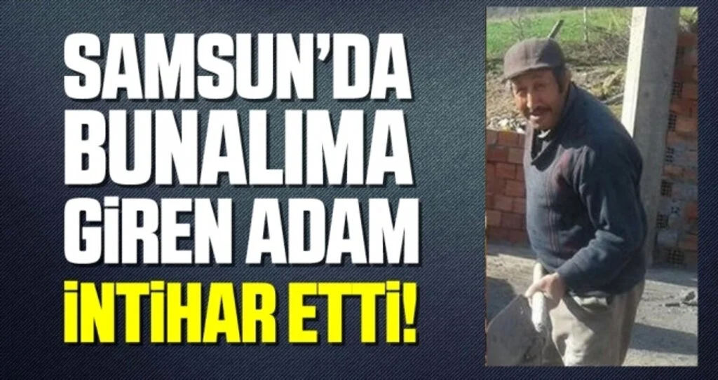 Samsun'da Bunalım İntiharı