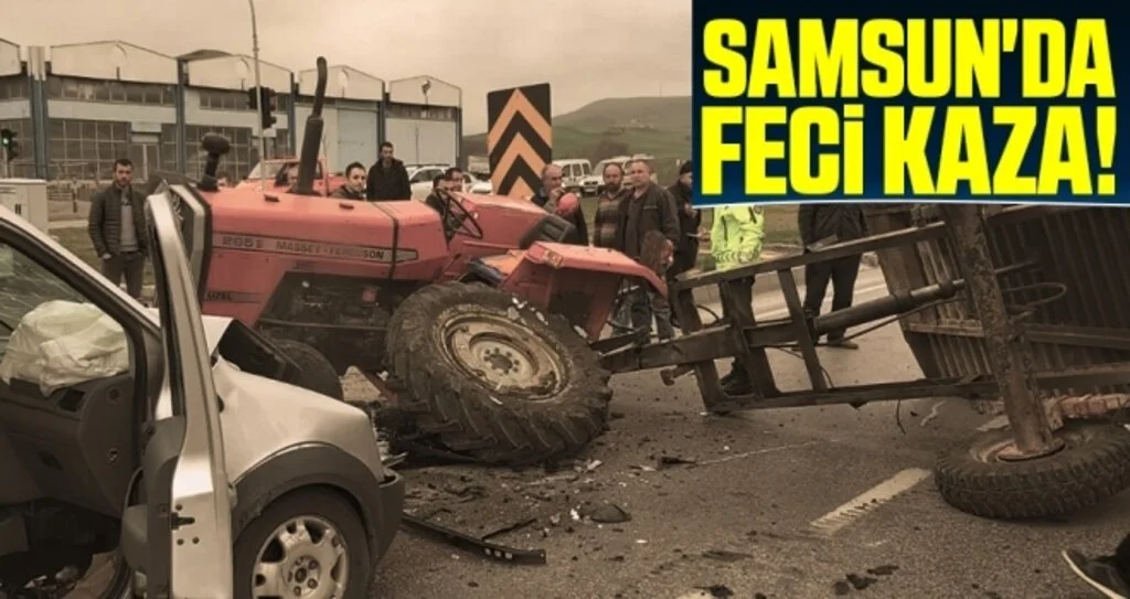 Samsun'da Feci Kaza! 4 Yaralı
