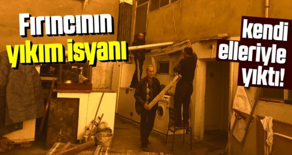 Samsun'da Fırıncının Yıkım İsyanı