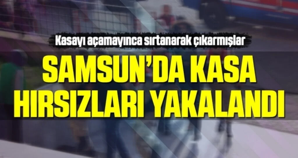 Samsun'da Kasa Hırsızları Jandarmaya Yakalandı