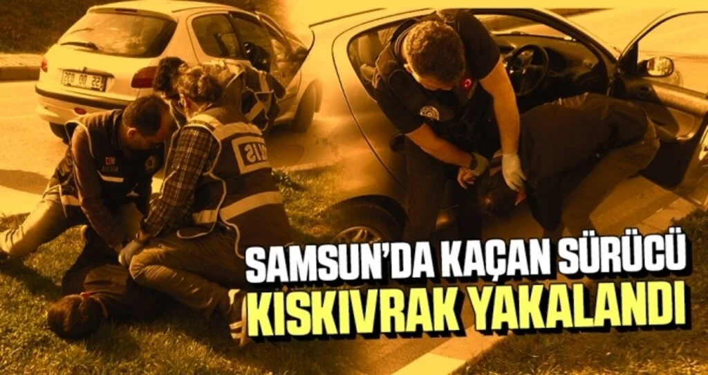 Samsun'da Narkotik Uygulamasından Kaçan Sürücü Kıskıvrak Yakalandı