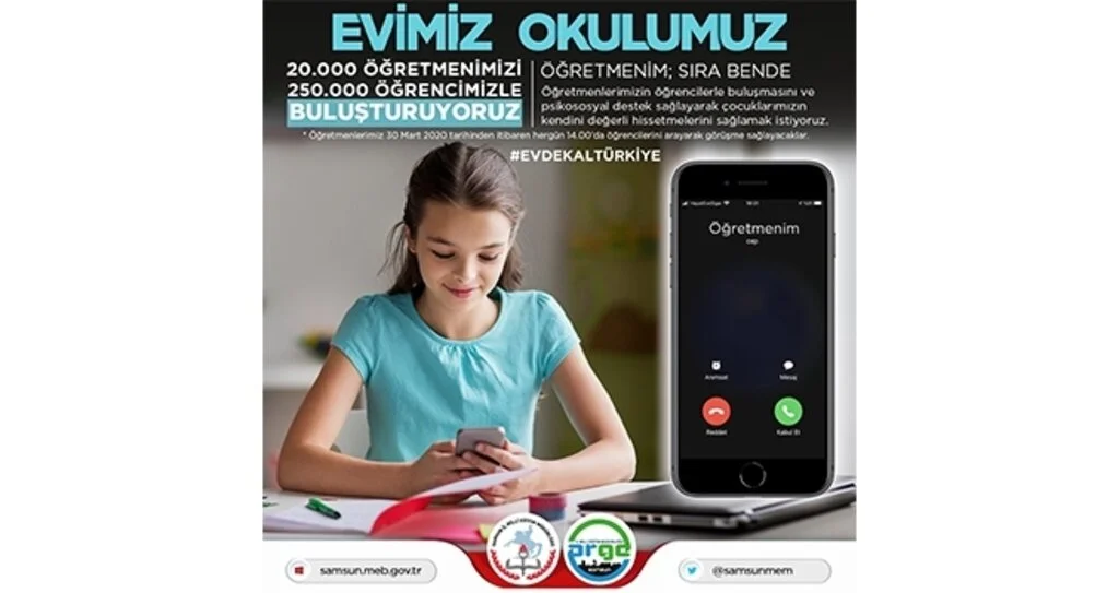 Samsun'da Öğretmenim Sıra Bende Projesi