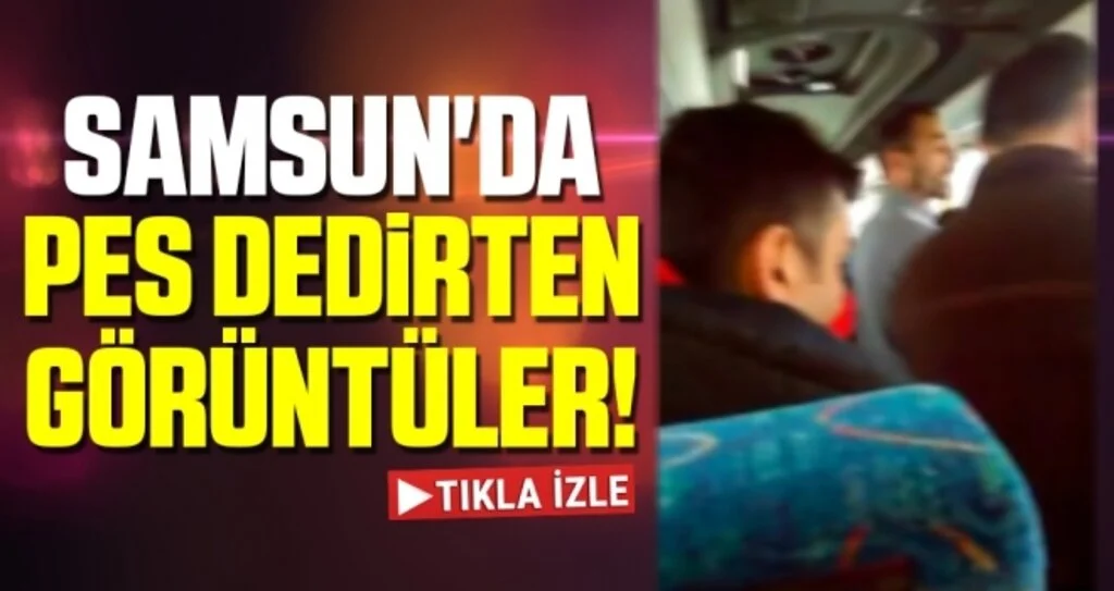 Samsun'da Pes Dedirten Görüntüler!