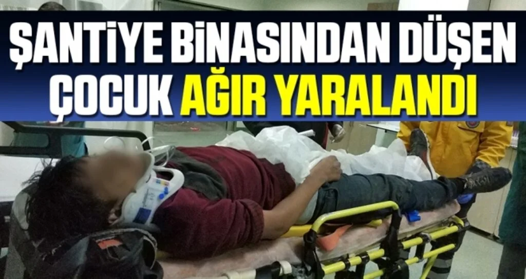 Samsun'da Şantiye Binasından Düşen Çocuk Ağır Yaralandı