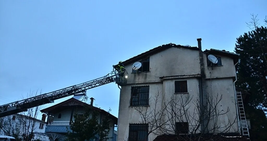 Samsun’da yazlıkta yangın çıktı