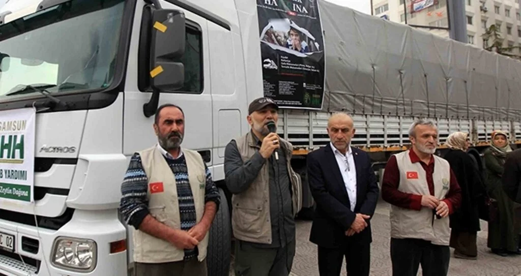 Samsun'dan İdlib'e Yardım
