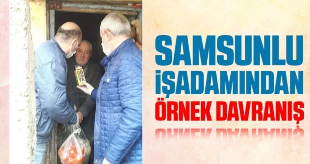 Samsunlu İşadamından Örnek Davranış