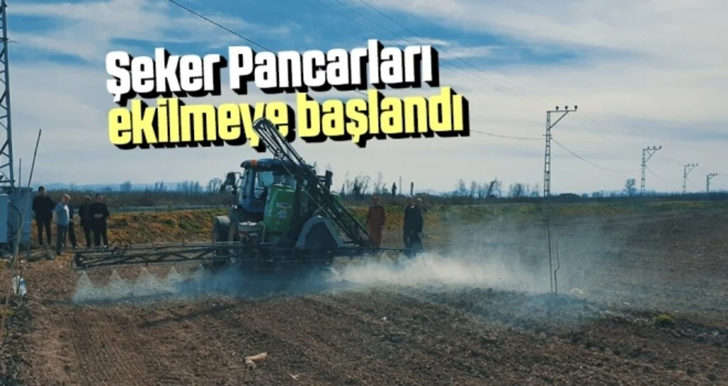 Şeker Pancarları Ekilmeye Başlandı