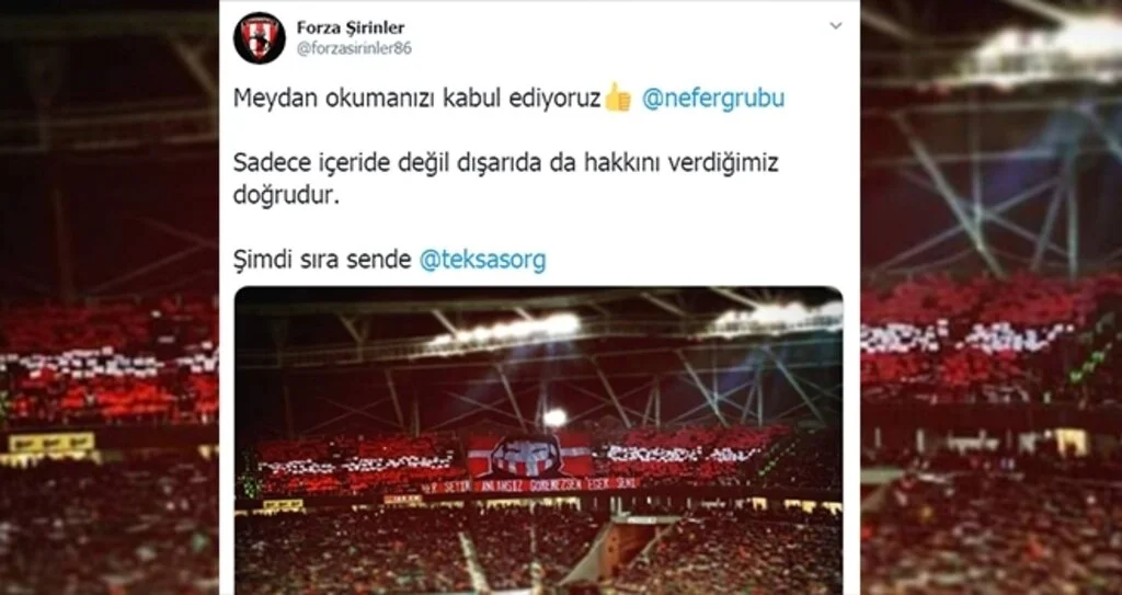 Şirinler, unutulmaz deplasmanı paylaştı