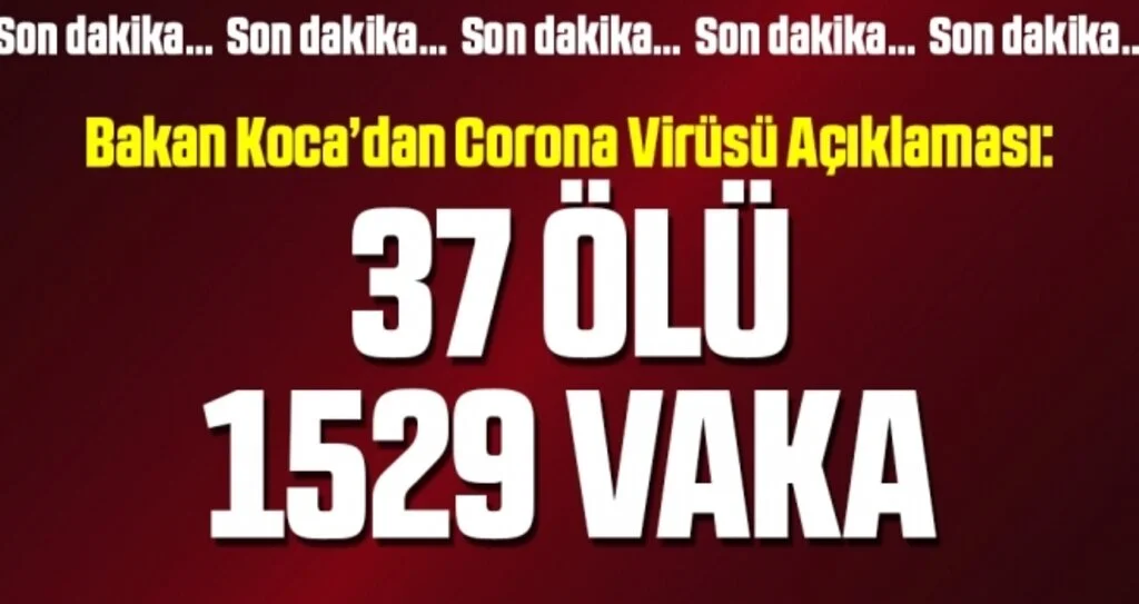Son dakika… Bakan Koca, Türkiye’deki yeni corona vakalarını açıkladı
