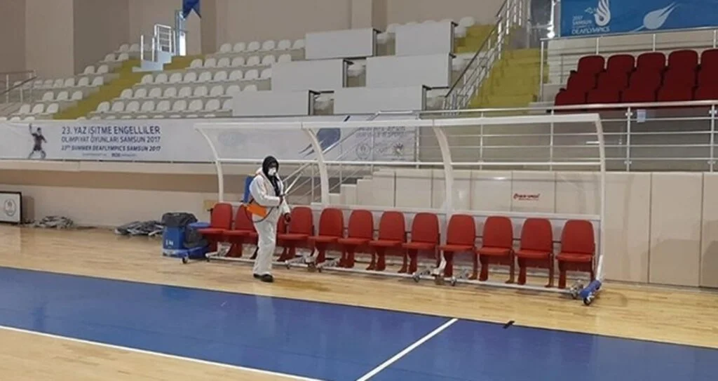 Tesisler Dezenfekte Ediliyor