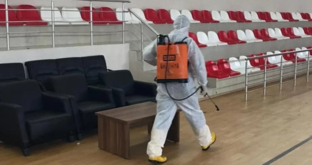 Tesisler Dezenfekte Ediliyor