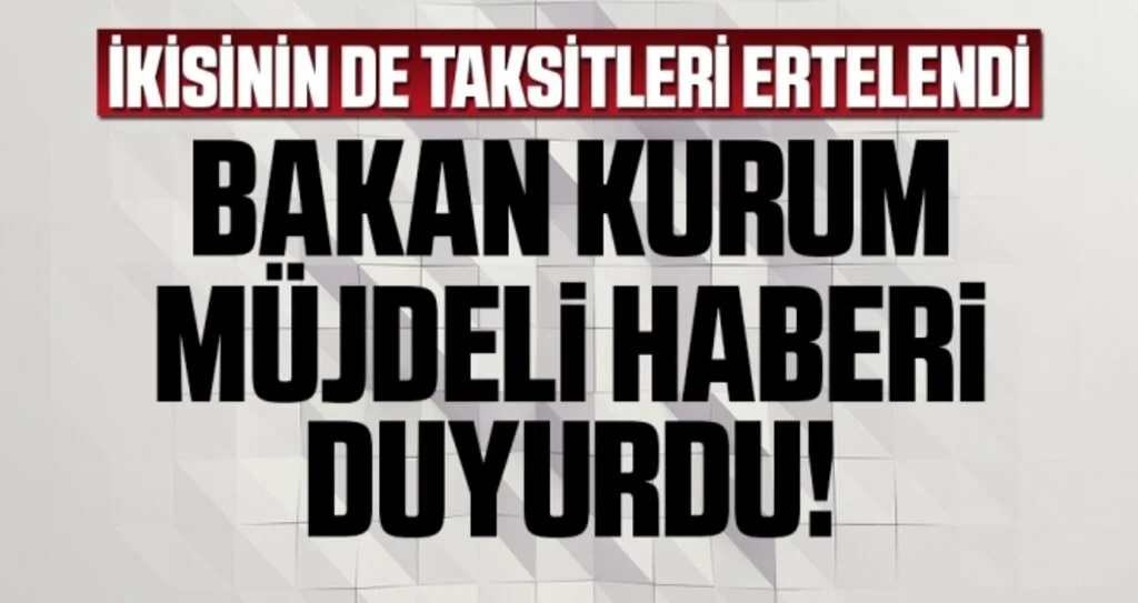 TOKİ ve Emlak Konut taksitleri ertelendi! Bakan Murat Kurum duyurdu