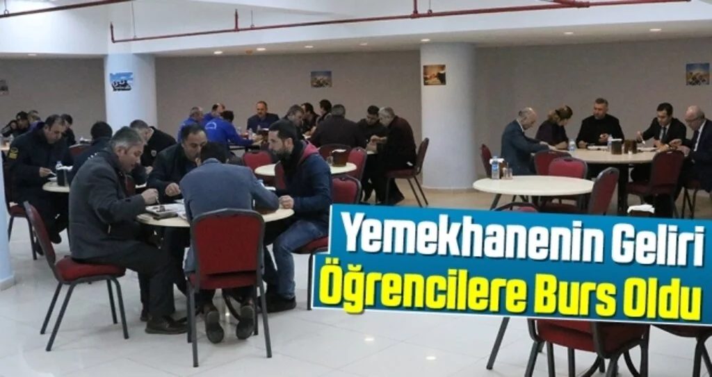 Yemekhanenin Geliri Öğrencilere Burs Oldu