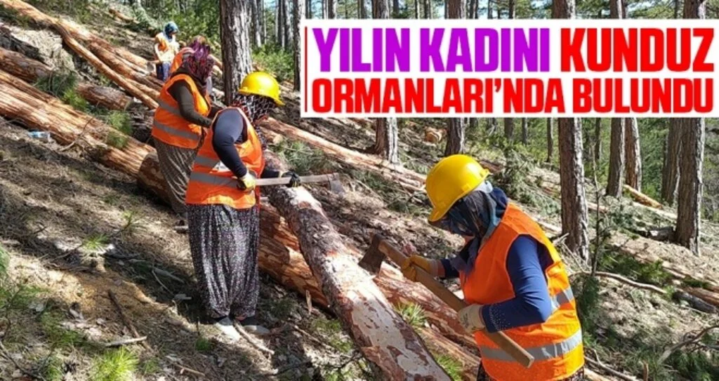 'Yılın kadını' Kunduz Ormanları'nda bulundu