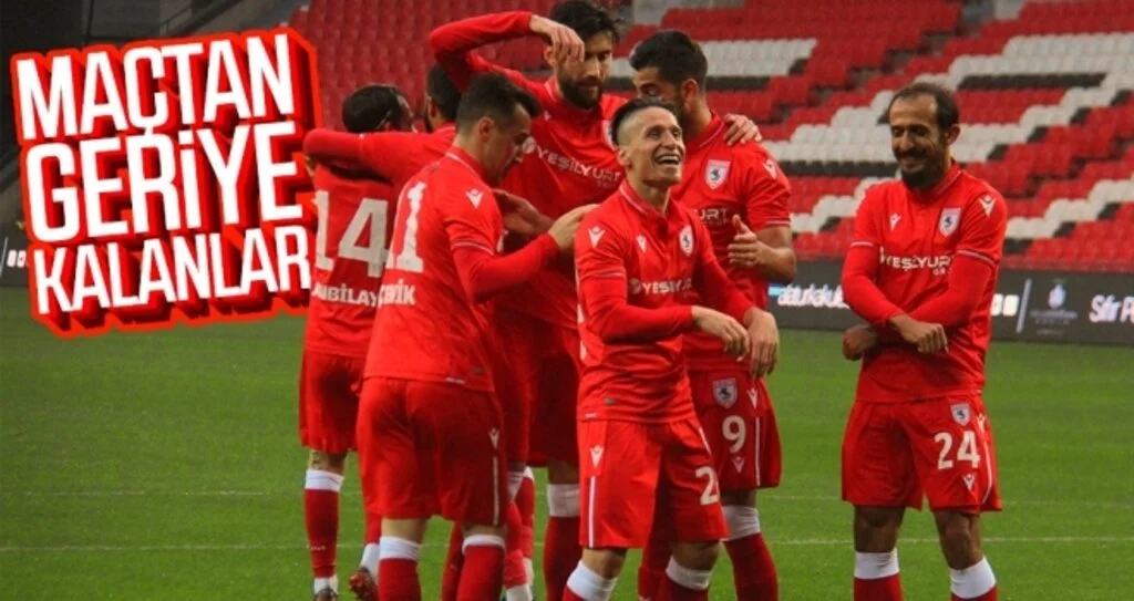 Yılport Samsunspor - Zonguldak Kömürspor maçından geriye kalanlar