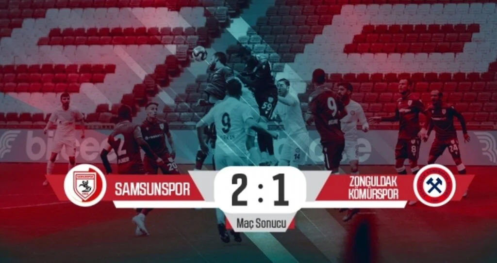 Yılport Samsunspor: 2  Zonguldak Kömürspor: 1 (Maç sonucu)