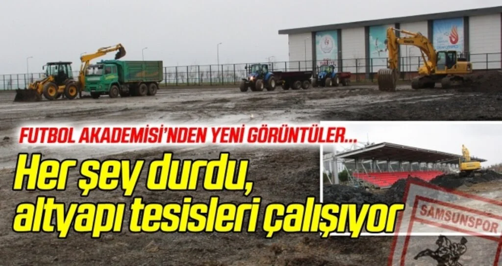 Yılport Samsunspor Futbol Akademisi'nden yeni görüntüler