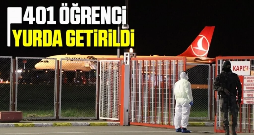 Yurt Dışından Getirilen Öğrenciler Samsun'da Yurtlarda Karantinaya Alındı