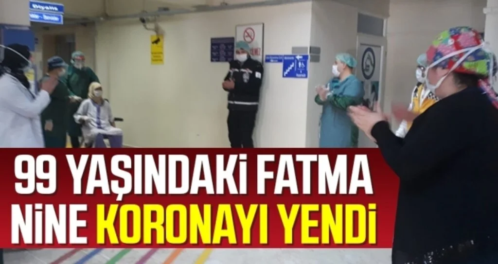 99 Yaşındaki Fatma Nine Koronayı Yendi