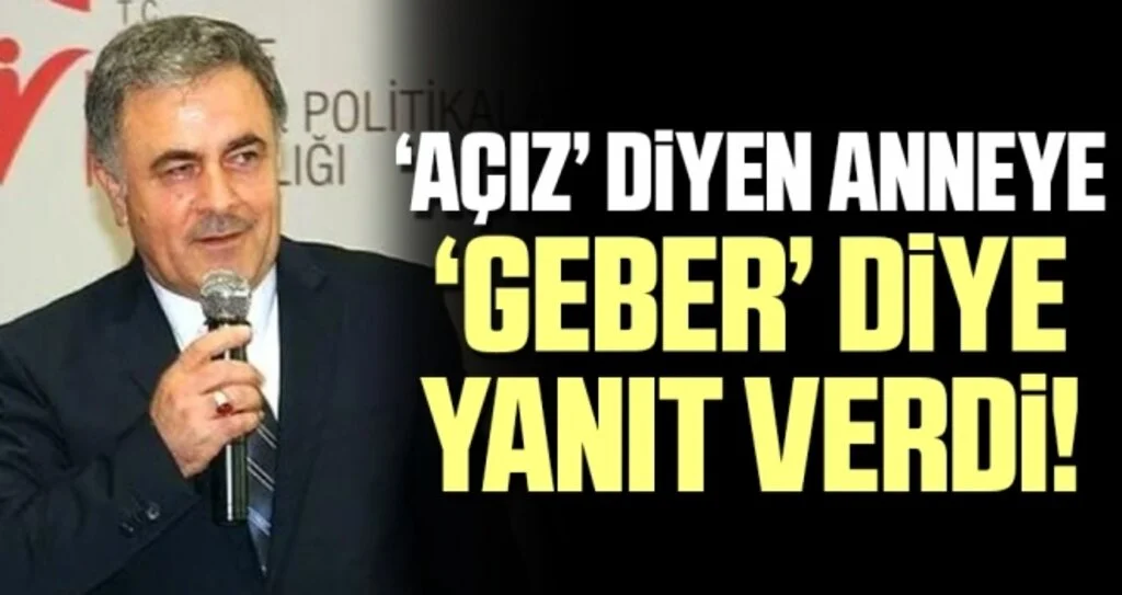 Aile Bakanlığı bürokratı, ‘açız’ diyen anneye ‘geber’ dedi