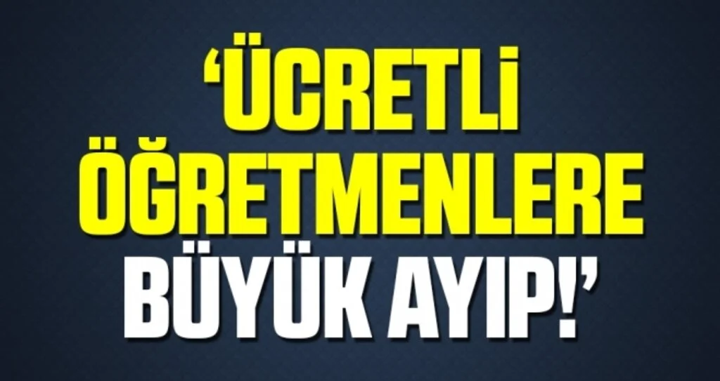 Anadolu Eğitim Sendikası Samsun İl Başkanı Bahtiyar: Ücretli Öğretmenlere Büyük Ayıp!