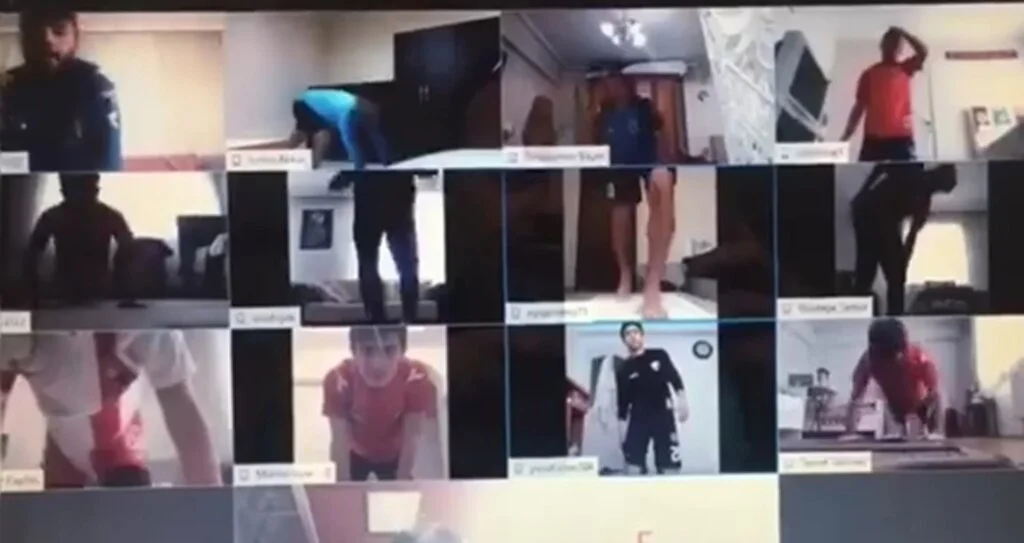 Atakum Belediyespor Video Konferansla Çalışıyor