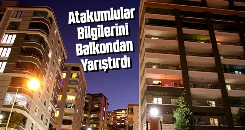 Atakumlular Bilgilerini Balkondan Yarıştırdı