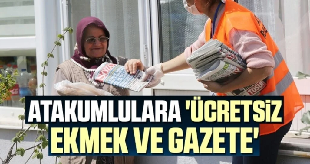 Atakumlulara 'ücretsiz ekmek ve gazete'