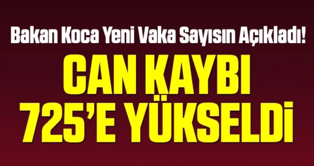 Bakan Koca Türkiye’deki corona vakaları ve can kaybını açıkladı! 7 Nisan 2020