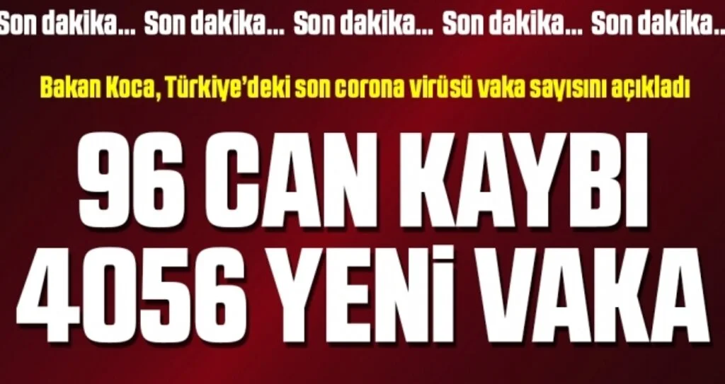 Bakan Koca, Türkiye’deki son corona virüsü vaka sayısını açıkladı (09 Nisan 2020)