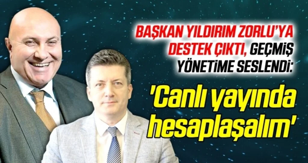 Başkan Yıldırım: 'Canlı yayında hesaplaşalım'