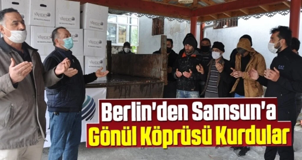 Berlin'den Samsun'a Gönül Köprüsü Kurdular