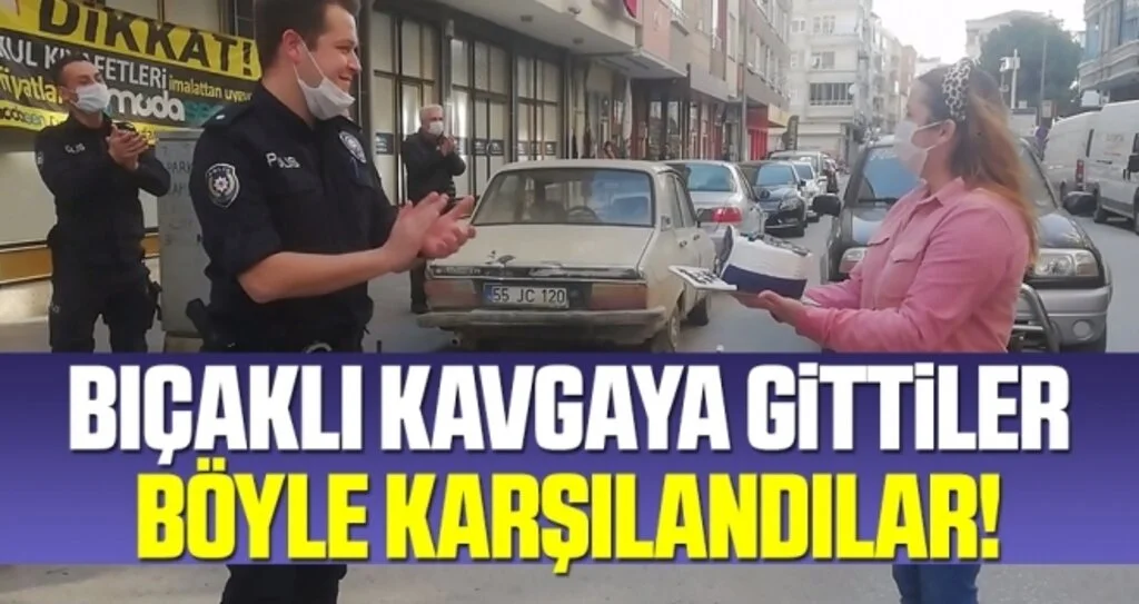 Bıçaklı Kavgaya Gittiler Pastayla Karşılandılar