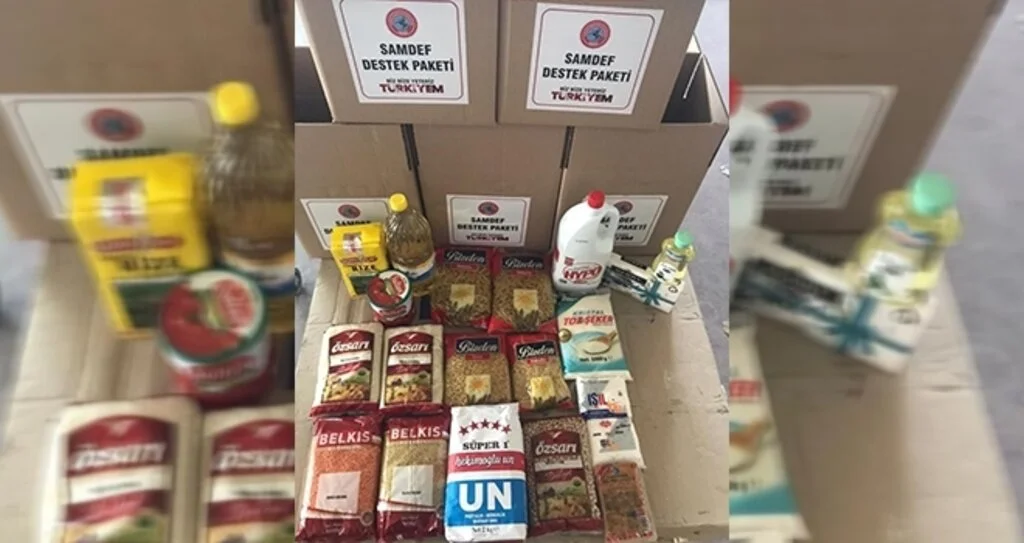 Bursa SAMDEF'ten Erzak Desteği