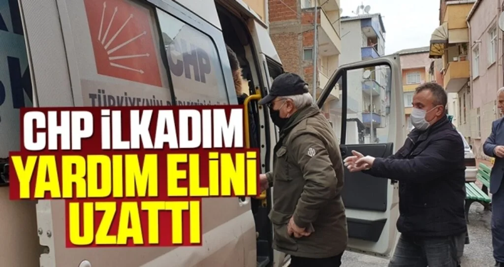 CHP İlkadım Yardım Elini Uzattı