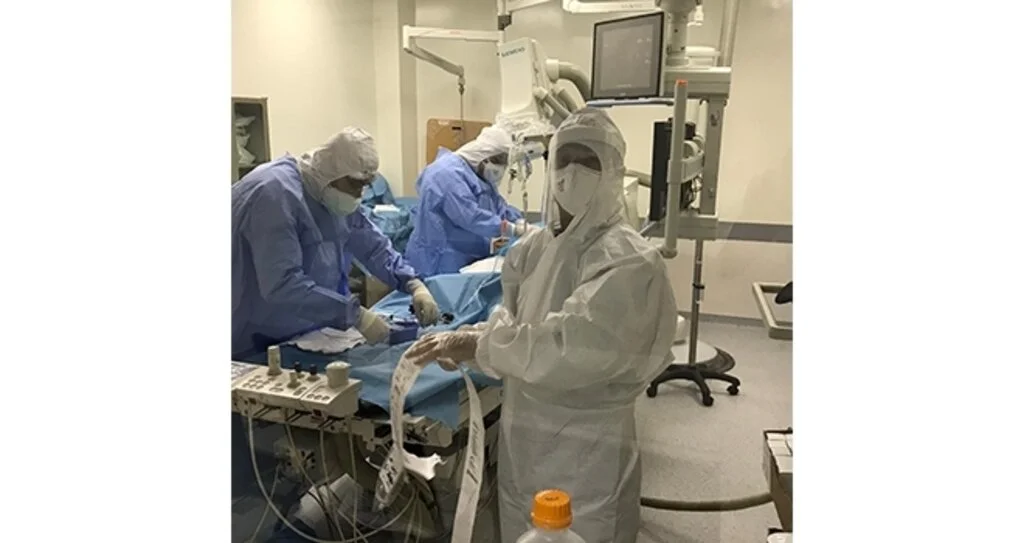 Corona hastasının kalbine stent takıldı