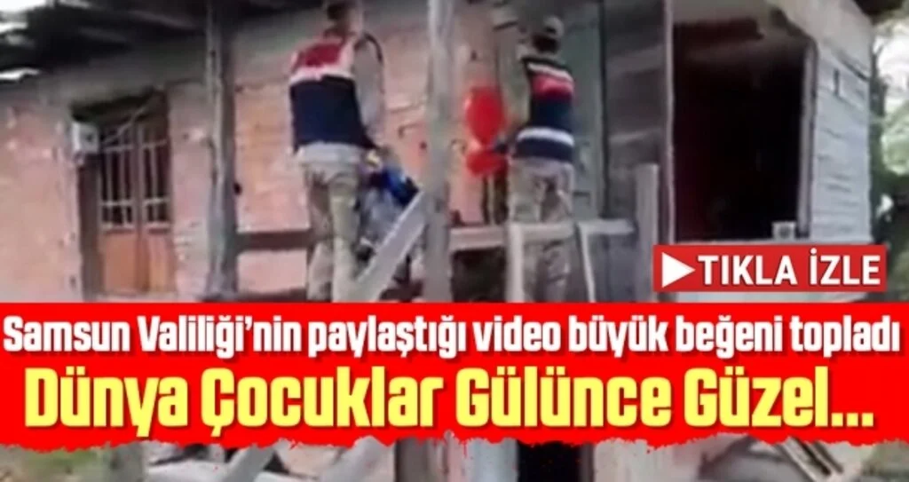Dünya Çocuklar Gülünce Güzel... Samsun Valiliği Paylaştı Büyük Beğeni Topladı!