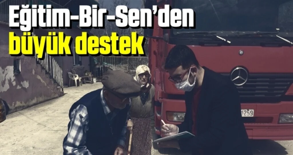 Eğitim-Bir-Sen Samsun 1 Nolu Şube’den Vefa Destek Gruplarına Büyük Katkı