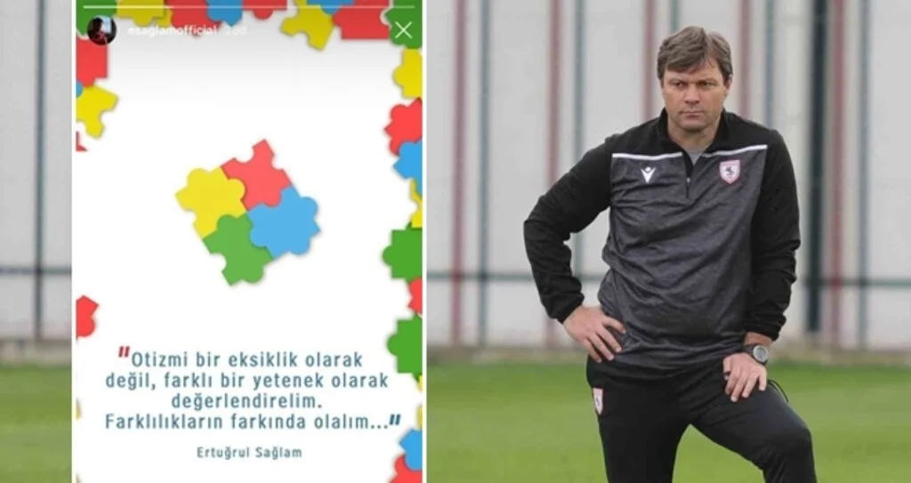 Ertuğrul Sağlam'dan anlamlı mesaj