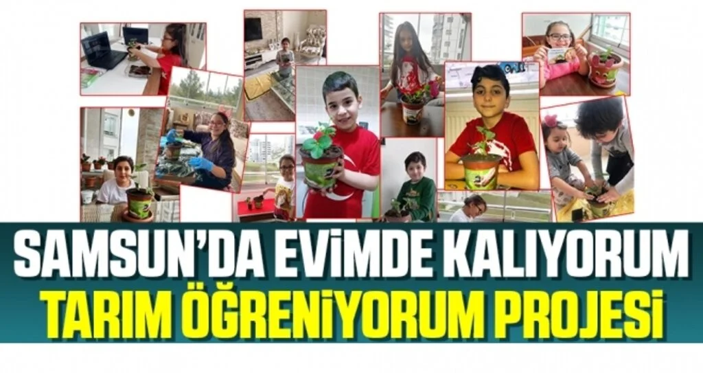 Evimde Kalıyorum Tarım Öğreniyorum Projesi